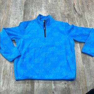 Odd Future sweater Blue Half-Zip Sweater unisex large
